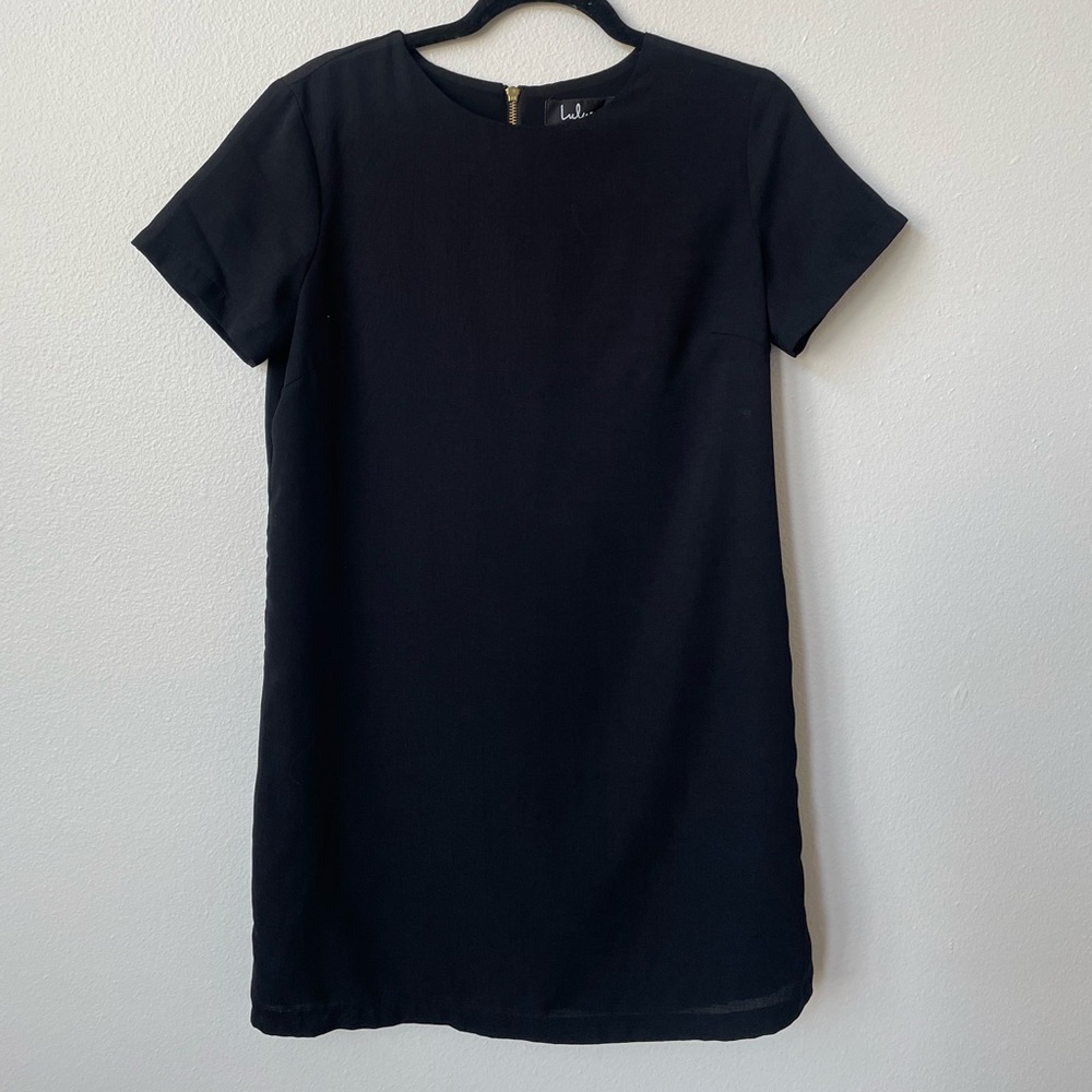Lulus Shift and Shout Black Dress Size Small